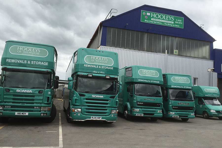 Hooleys Modern Removals Fleet Hooleys Office Removals
