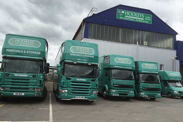 Hooleys furniture removals fleet