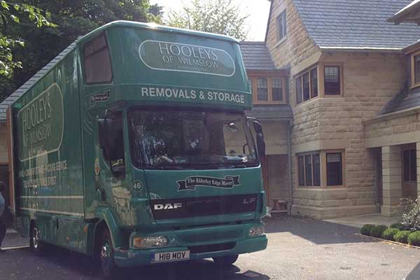 Hooleys of Cheshire moving company